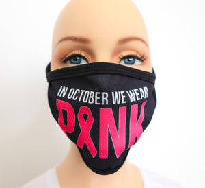Breast Cancer Awareness Cloth Face Mask