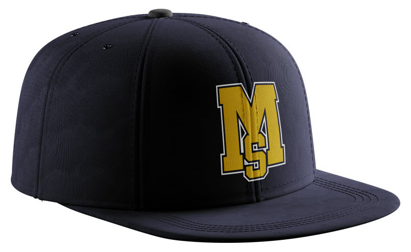 Baseball Cap, Navy with Embroidery