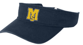 Navy Team Visor, with Logo