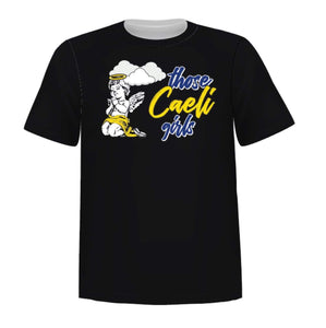 Those Caeli Girls Black Crew Neck Tee