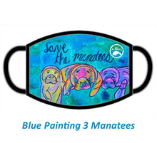 Load image into Gallery viewer, Save the Manatee Club Eco-Friendly Cloth Face Mask
