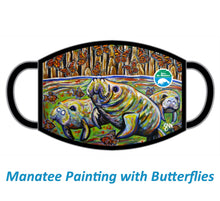 Load image into Gallery viewer, Save the Manatee Club Eco-Friendly Cloth Face Mask

