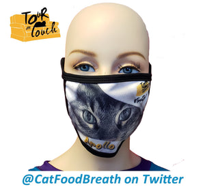 Cat Tour de Couch Cloth Face Mask