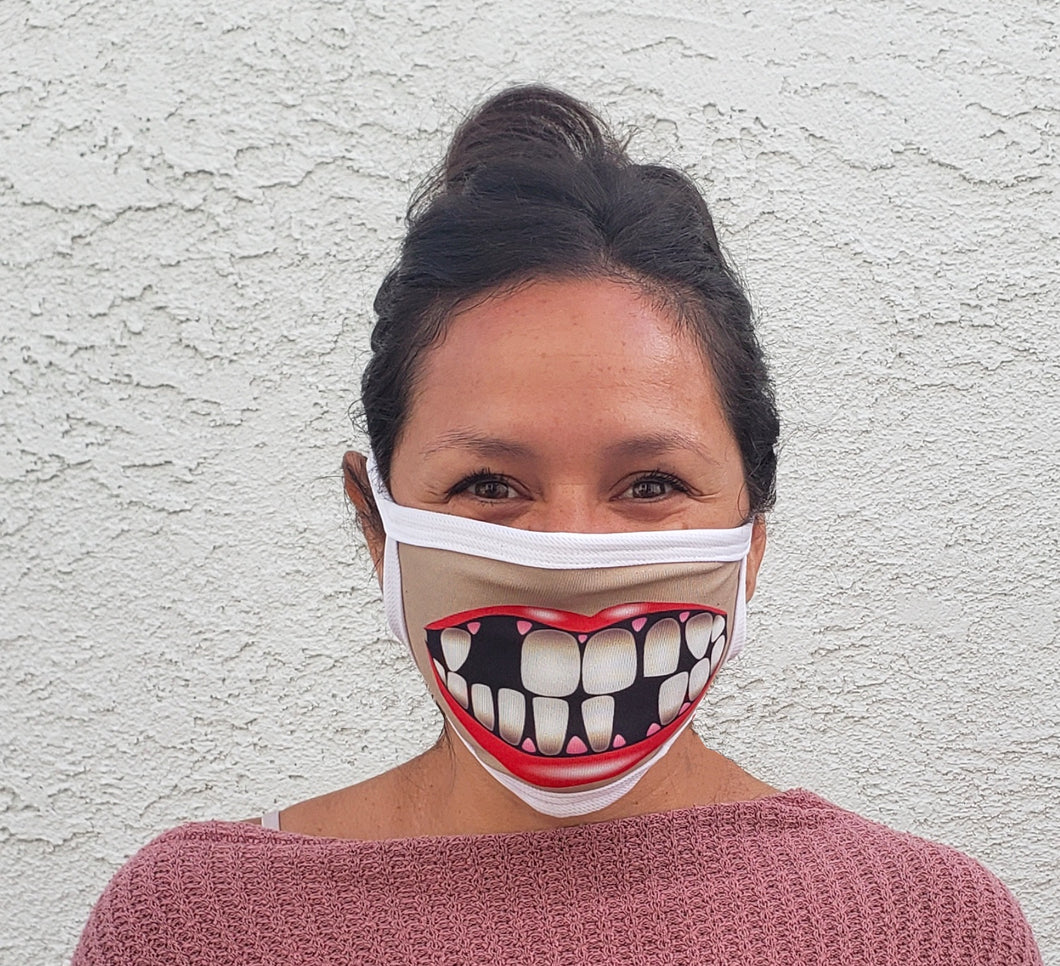Missing Teeth Cloth Face Mask