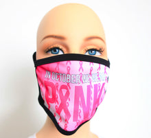 Load image into Gallery viewer, Breast Cancer Awareness Cloth Face Mask
