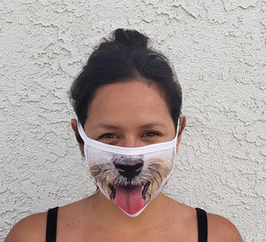 Smiling Dog Cloth Face Mask